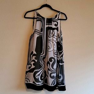 Bebe dress, M, black and white